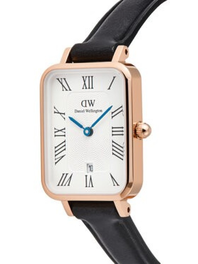 Daniel Wellington Zegarek Quadro Sterling Roman Numerals DW00100862 Czarny