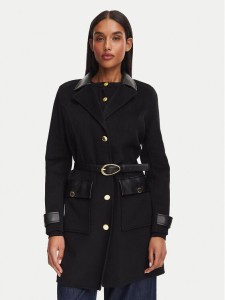 Marciano Guess Płaszcz wełniany G6YL05 W3135 Czarny Regular Fit
