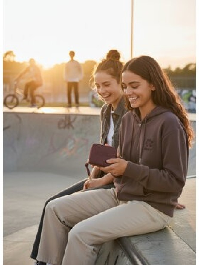 Roxy Portfel CEO-RX-W1-003-AW25 Bordowy