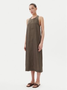 Max Mara Leisure Sukienka letnia Douglas 2516221018 Zielony Relaxed Fit