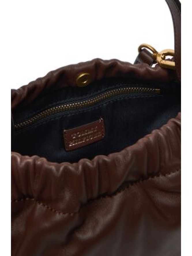 Tommy Hilfiger Torebka Soft Leather Mini Crossover AW0AW18306 Brązowy