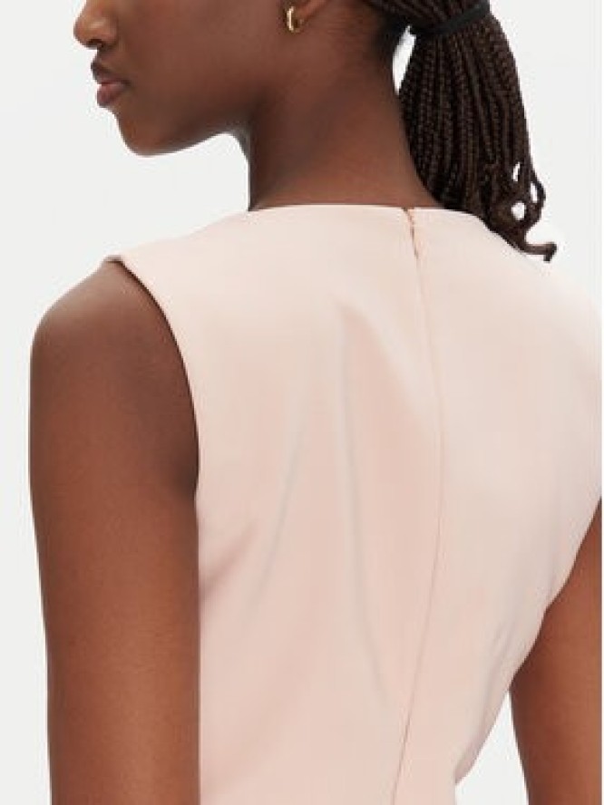 Rinascimento Sukienka koktajlowa CFC0124908003 Różowy Regular Fit