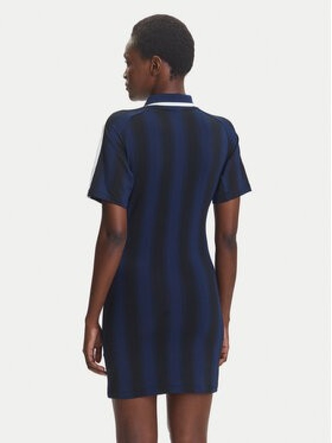 adidas Sukienka codzienna Football Inspired Graphic JW5143 Granatowy Regular Fit