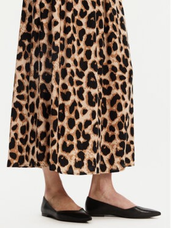 ONLY Spódnica plisowana Venedig 15251761 Brązowy Regular Fit