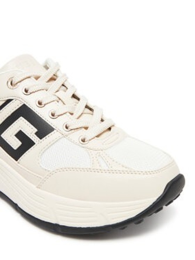 Guess Sneakersy FLTFON FAB12 Écru