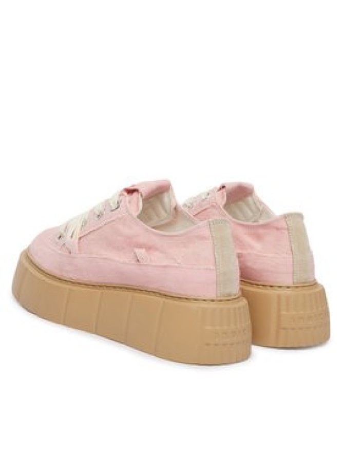 Inuikii Sneakersy Matilda Frayed 1001-001-0181 Różowy jasny
