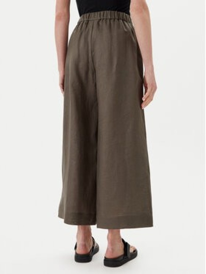 Max Mara Leisure Spodnie materiałowe Minnie 2516131018 Zielony Relaxed Fit