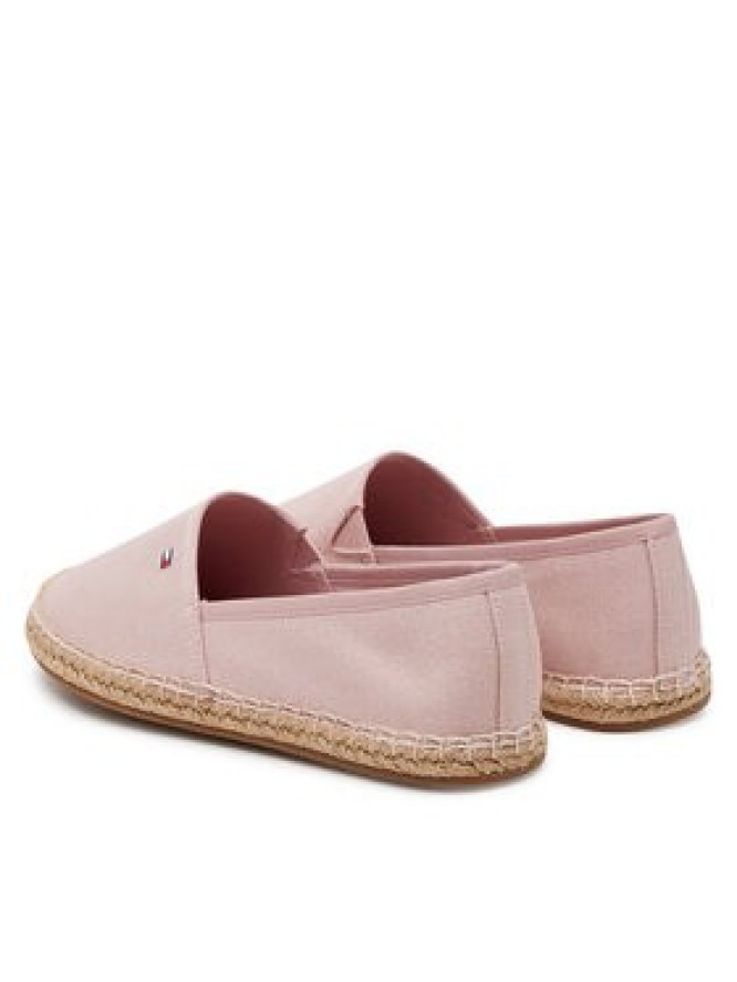 Tommy Hilfiger Espadryle Flag Canvas Espadrille FW0FW08541 Różowy