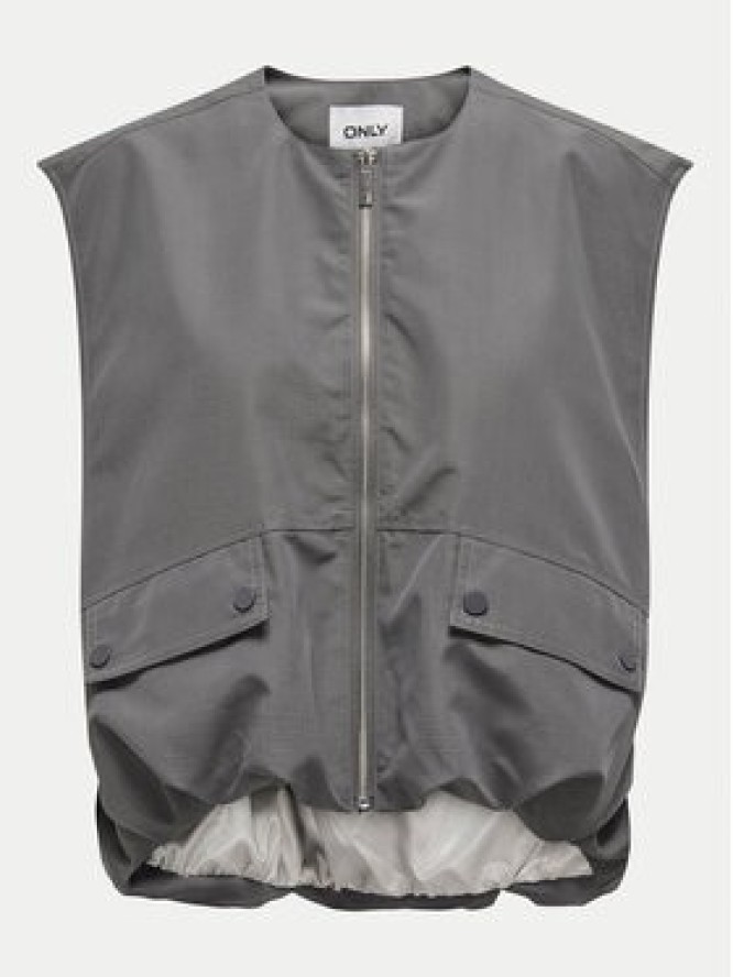 ONLY Bezrękawnik Mary 15338137 Szary Loose Fit