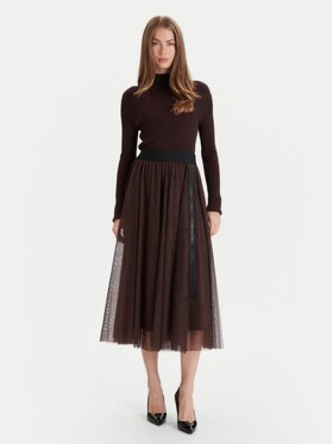 JOOP! Spódnica tiulowa 58 252S58Fridi 30046657 Brązowy Regular Fit