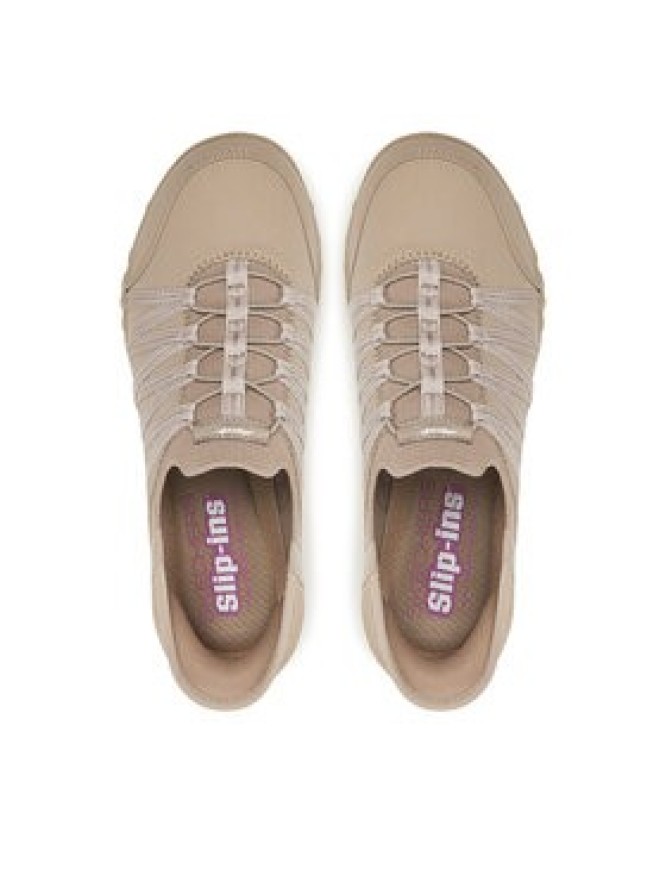 Skechers Sneakersy Slip-Ins: Breathe Easy - Roll With Me 100593/TPE Beżowy