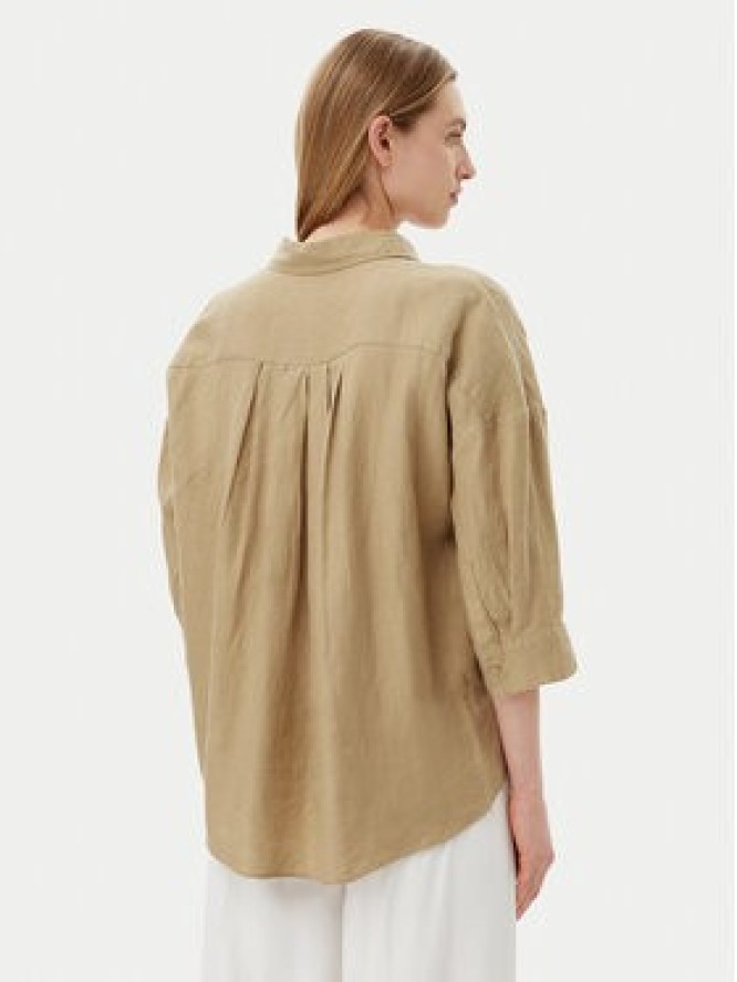 Tommy Hilfiger Koszula WW0WW46169 Beżowy Loose Fit