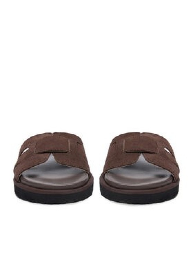 GINO ROSSI Klapki C-LB-P2170 Brązowy ciemny