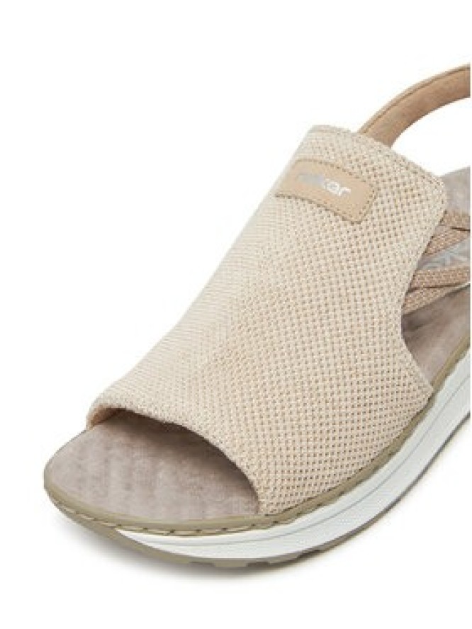 Rieker Sandały 65661-60 Beżowy