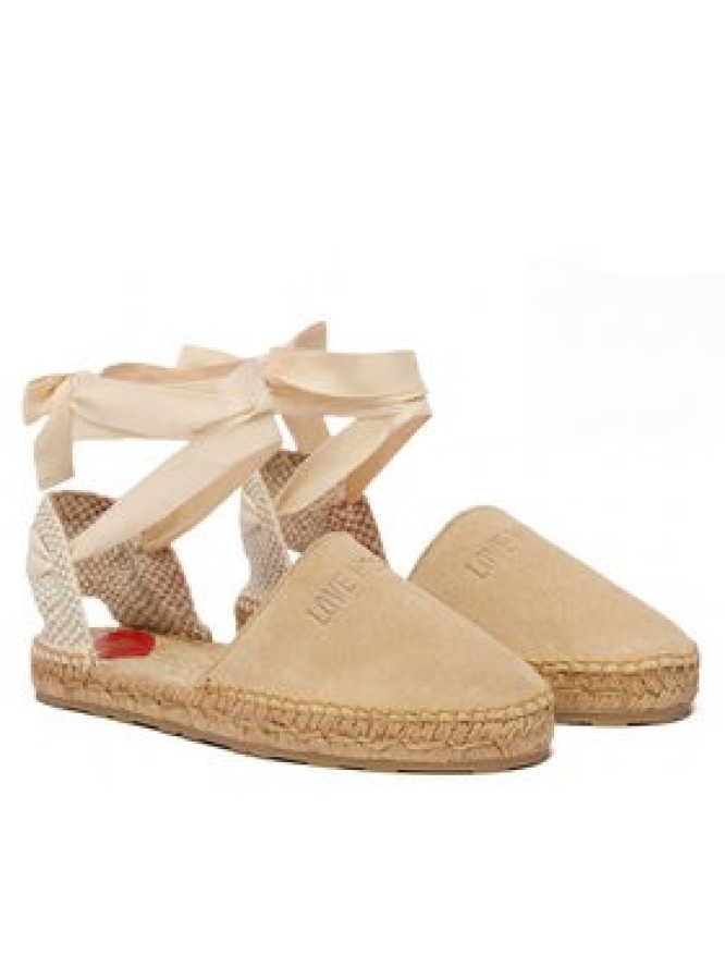 LOVE MOSCHINO Espadryle JA10562G0OIG5104 Beżowy
