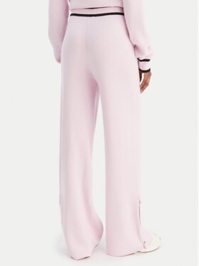 Liu Jo Sport Spodnie dzianinowe TF5252 MS59L Różowy Relaxed Fit