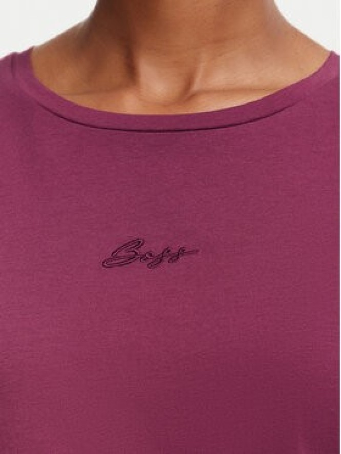 BOSS T-Shirt C_Elove 50554696 Czerwony ciemny Slim Fit
