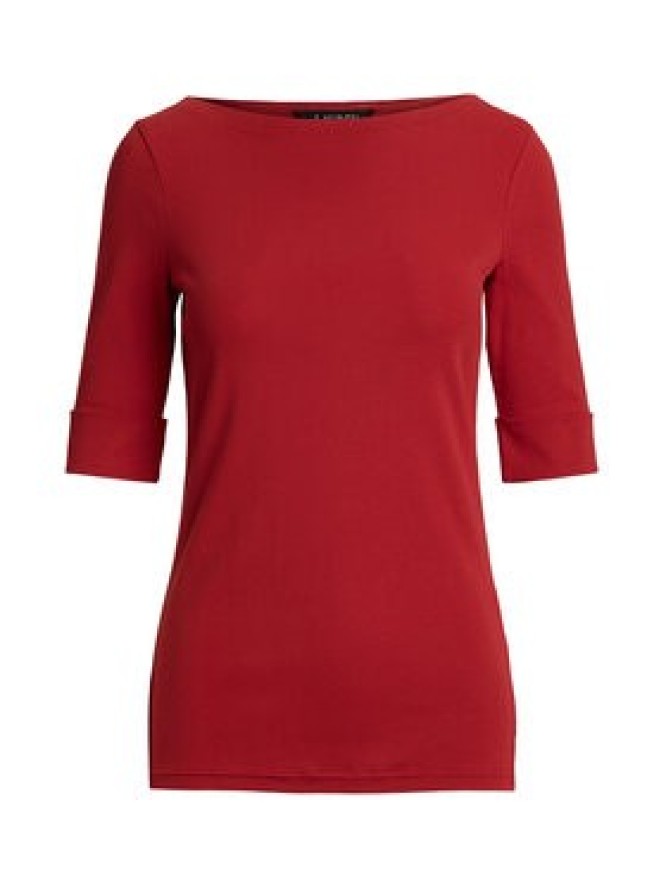 LAUREN RALPH LAUREN Bluzka 200654963193 Czerwony Slim Fit