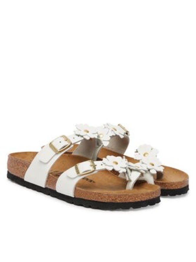 Birkenstock Japonki Mayari Flowe Embellishment 1032060 Biały