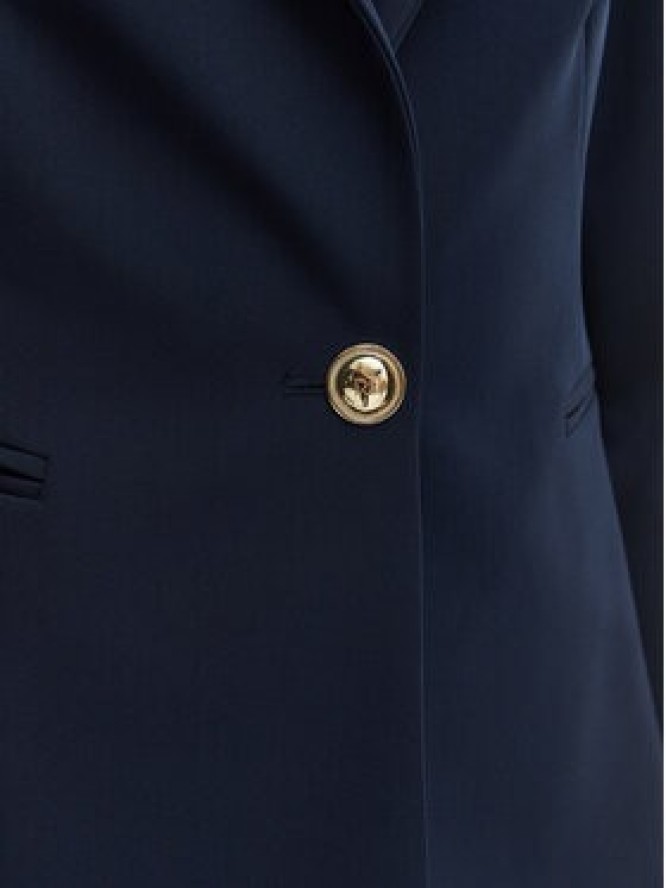 Rinascimento Marynarka CFC0128647003 Granatowy Regular Fit