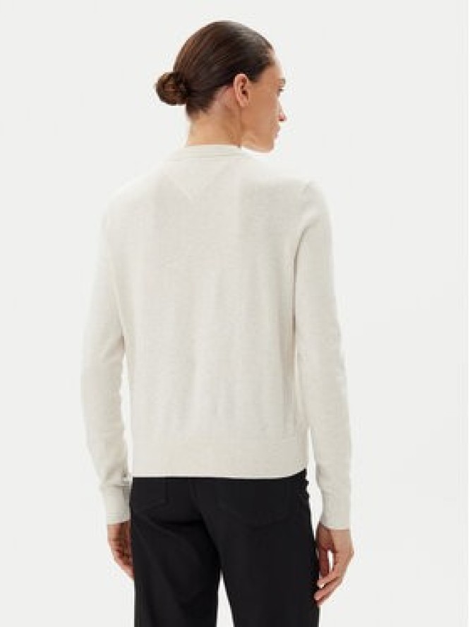 Tommy Jeans Sweter Essential DW0DW20159 Beżowy Regular Fit