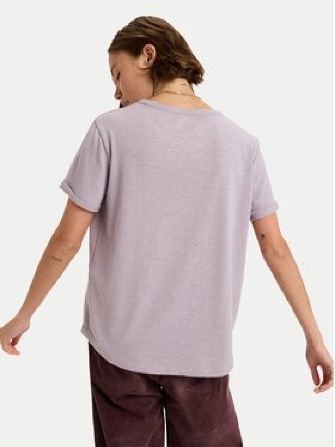 Roxy T-Shirt Oceanwave Regular Emby ERJZT06030 Fioletowy Regular Fit