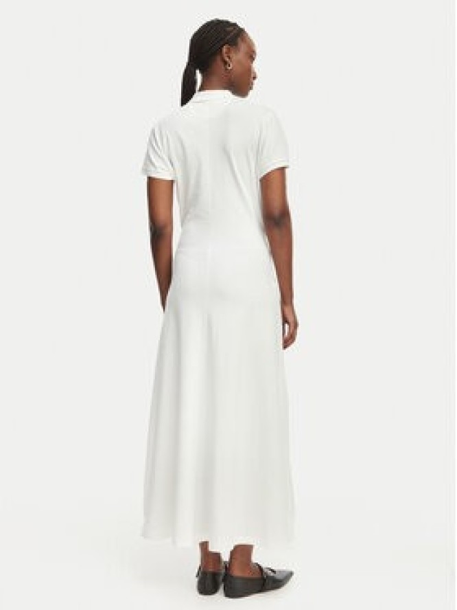 Polo Ralph Lauren Sukienka codzienna 211A12906001 Biały Regular Fit