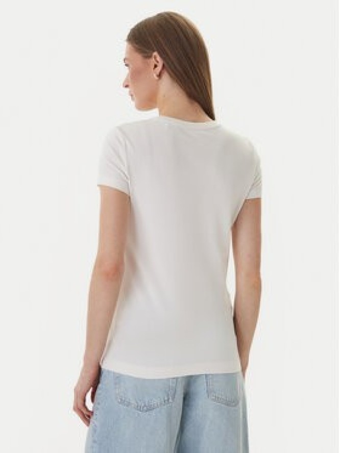 Guess T-Shirt W5GI04 J1314 Biały Slim Fit