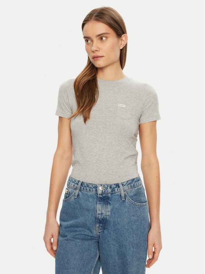Guess Jeans T-Shirt W5RI52 J1314 Szary Regular Fit