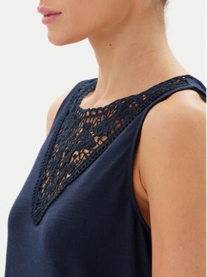 JDY Top Dodo 15296246 Granatowy Regular Fit