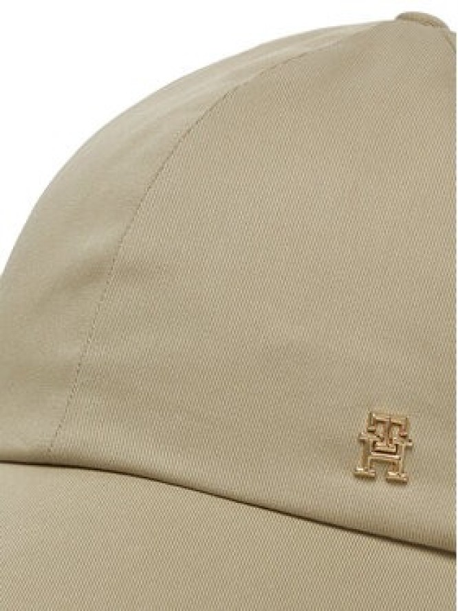 Tommy Hilfiger Czapka z daszkiem Elevated Chic Soft Cap AW0AW17138 Beżowy