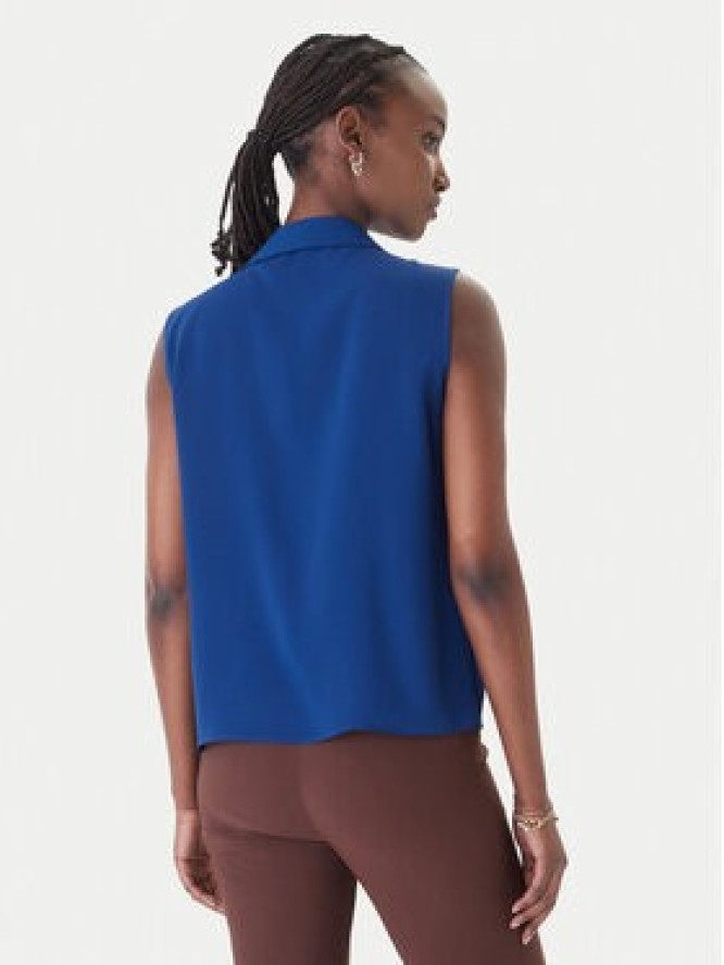 Rinascimento Bluzka CFC0127446003 Niebieski Regular Fit