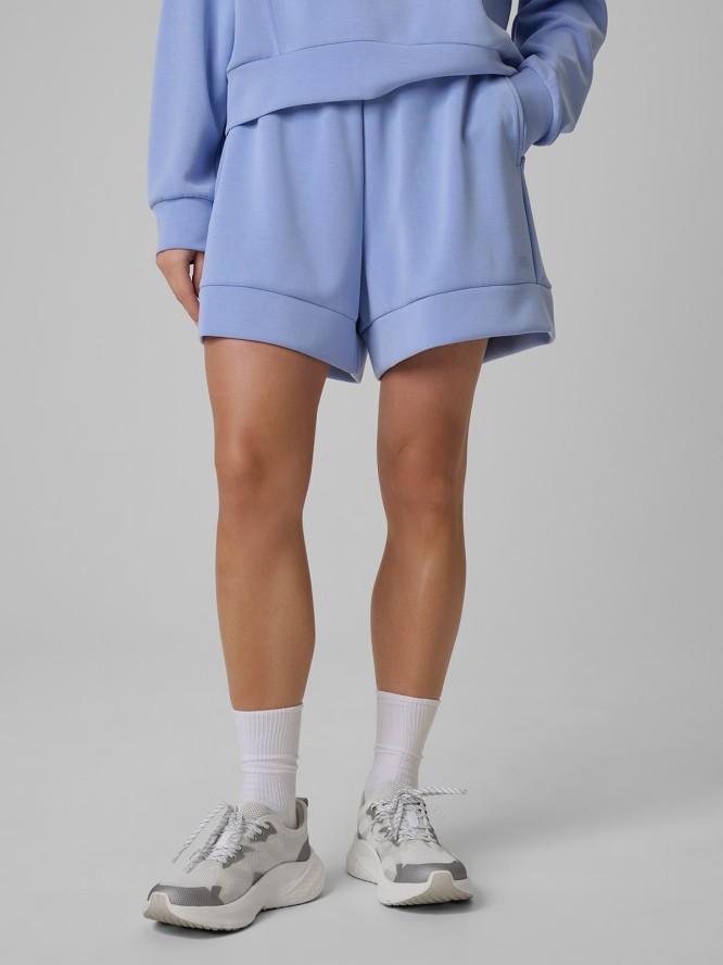 4F Spodenki dresowe z modalem damskie - granatowe XS