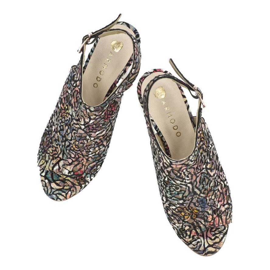 Czarne Sandały Armodo Eleganckie Obuwie Damskie