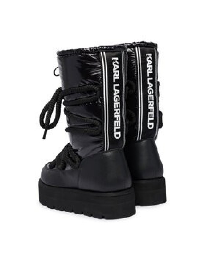 KARL LAGERFELD Śniegowce Skylar Ski KL49686 Czarny