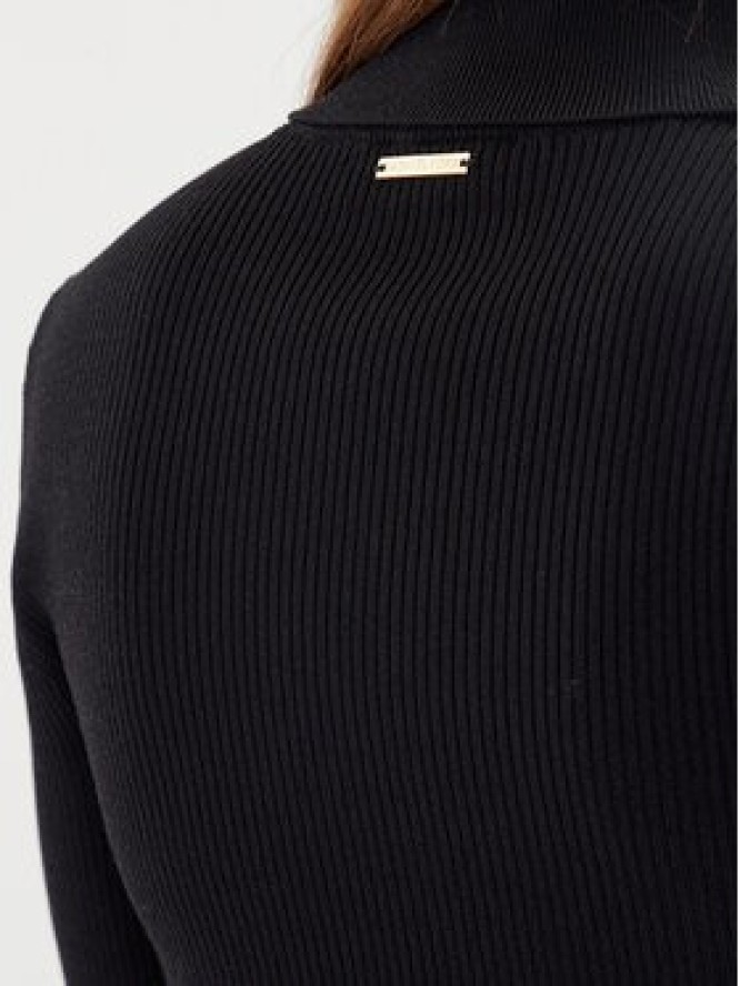MICHAEL Michael Kors Sukienka dzianinowa MF583C633D Czarny Regular Fit
