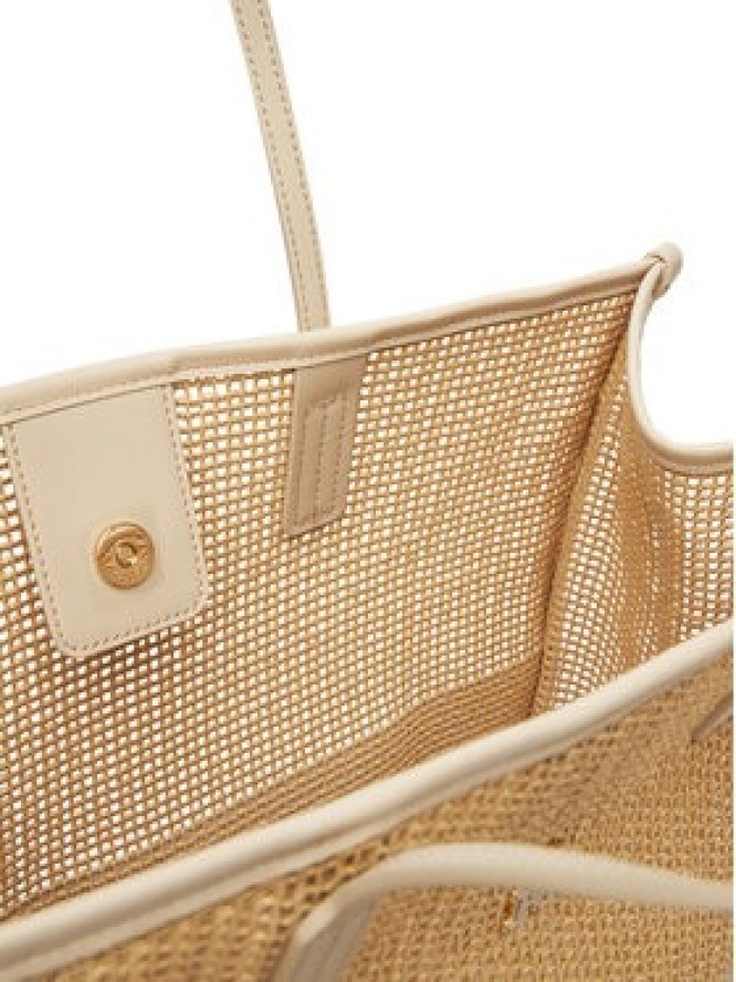 Tommy Hilfiger Torebka Th City Summer Tote Woven AW0AW17640 Beżowy