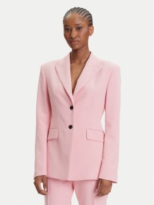 HUGO Marynarka Asmalla-1 50533901 Różowy Slim Fit