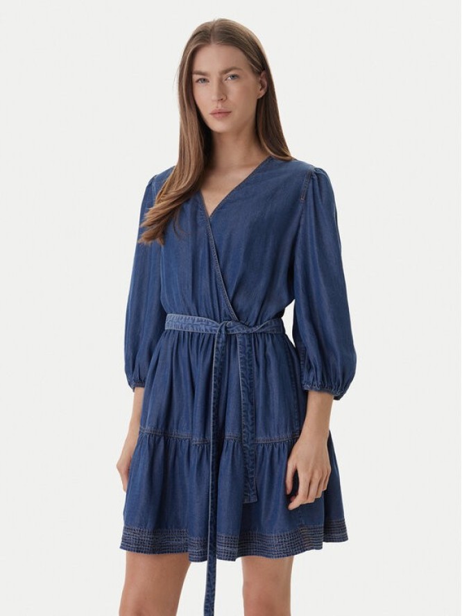 BOSS Sukienka jeansowa C_Dardy 50559071 Niebieski Relaxed Fit