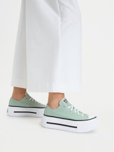 Converse Trampki Ctas Lift Double Stack A18862C Zielony