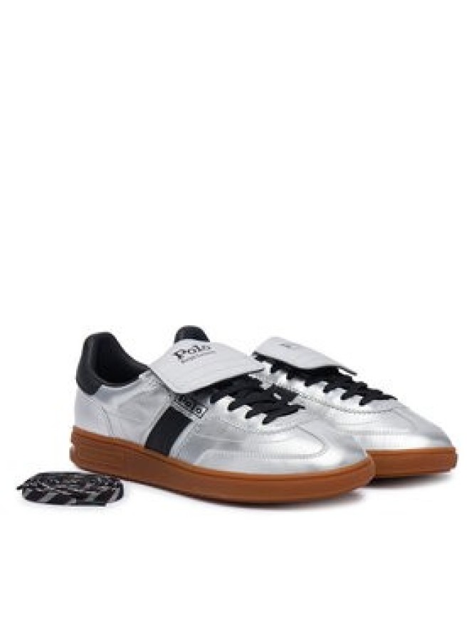 Polo Ralph Lauren Sneakersy Bedford Ft 804P16348001 Srebrny