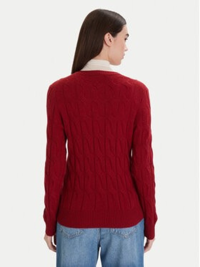 Tommy Hilfiger Sweter WW0WW43586 Czerwony Regular Fit