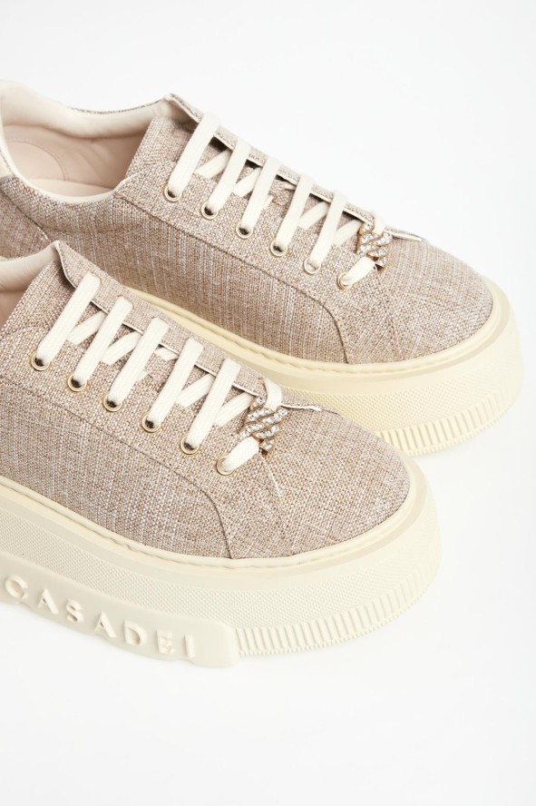 Sneakersy damskie skórzane CASADEI