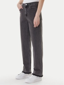 Tommy Jeans Jeansy Layla DW0DW22449 Szary Straight Fit