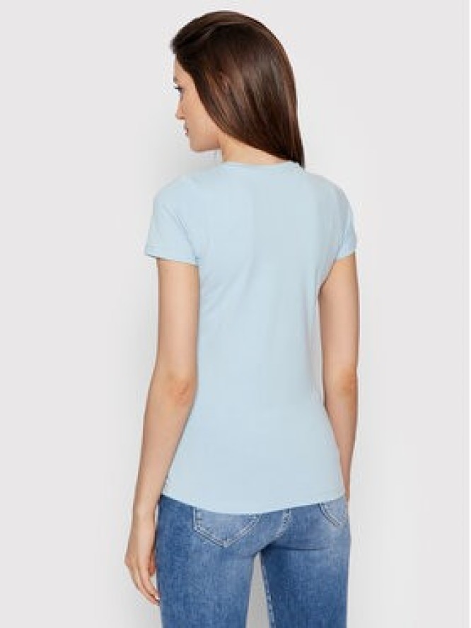 Pepe Jeans T-Shirt New Virgina PL505202 Niebieski Slim Fit