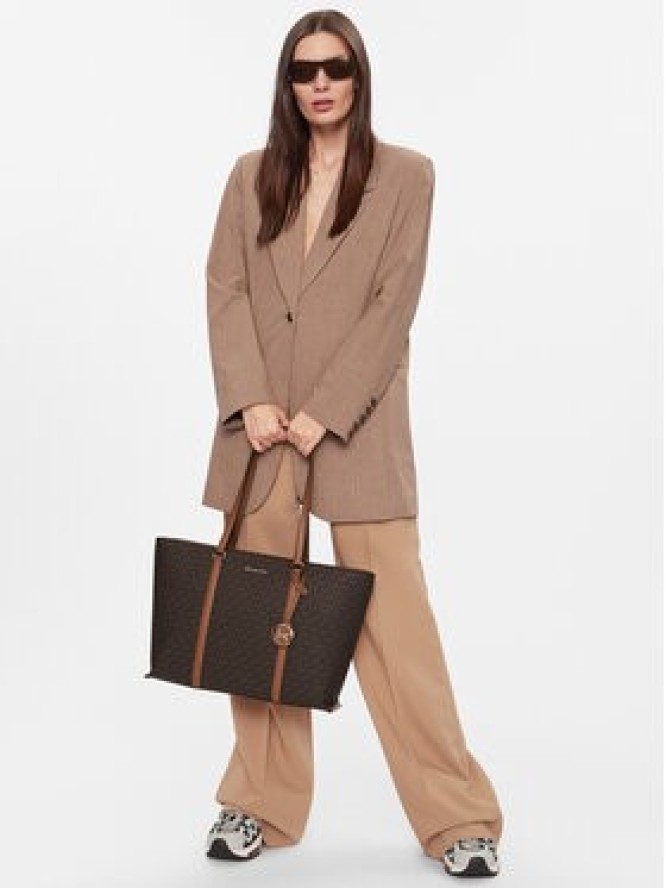MICHAEL Michael Kors Torebka Temple Tote 30R4G1LT3B Brązowy