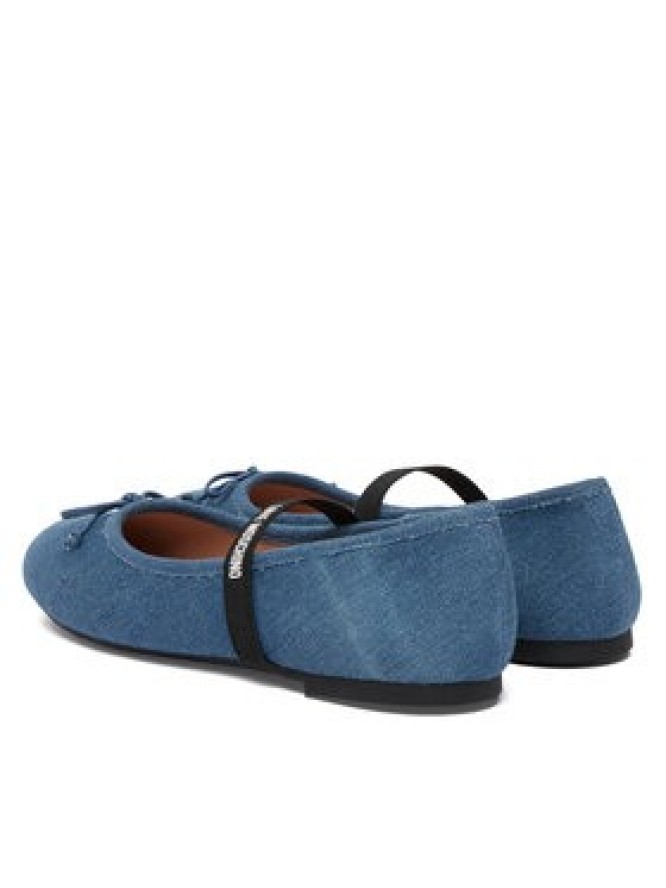 LOVE MOSCHINO Baleriny JA11121G1OJO5700 Niebieski