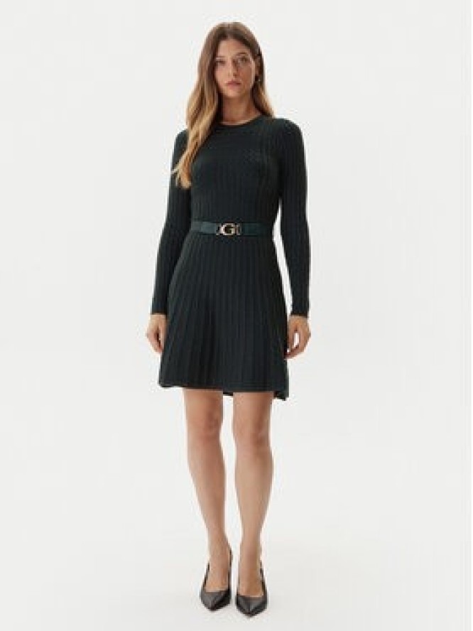 Guess Sukienka dzianinowa W5BK68 Z2YJ2 Zielony Slim Fit
