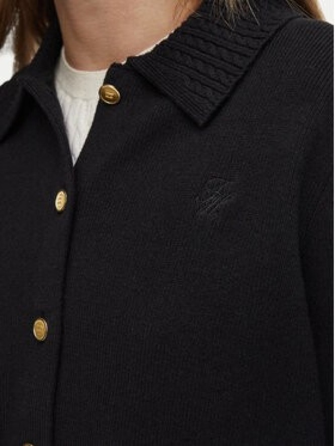 Tommy Hilfiger Kardigan WW0WW51426 Czarny Regular Fit