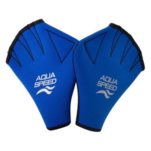 Aqua Speed - Rękawice pływackie unisex neopren do fitnessu wodnego